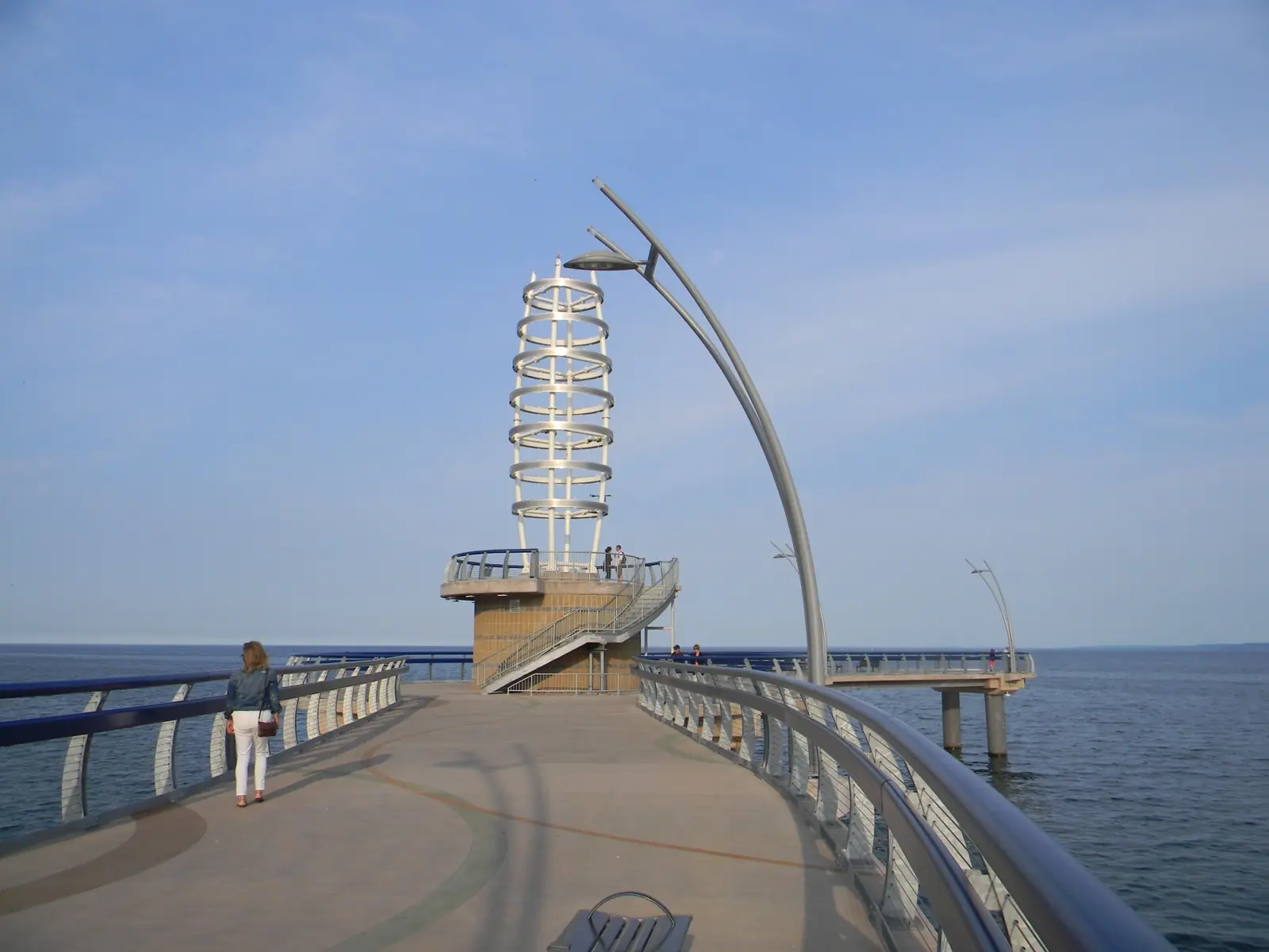 The Brant Street Pier on Lake Ontario in Burlington